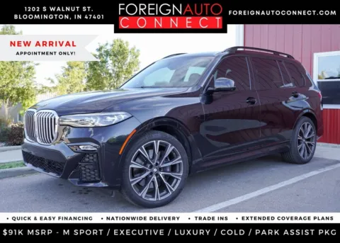 Black 2020 BMW X7 xDrive40i for sale in Bloomington, IN