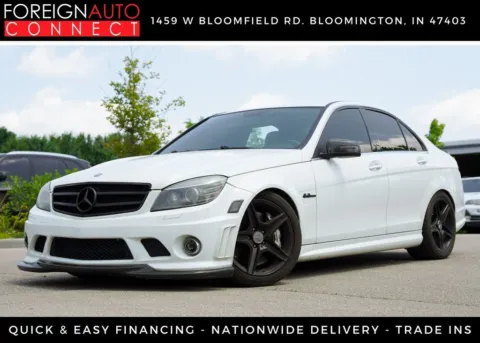 White 2010 Mercedes-Benz C-Class C 63 AMG for sale in Bloomington, IN