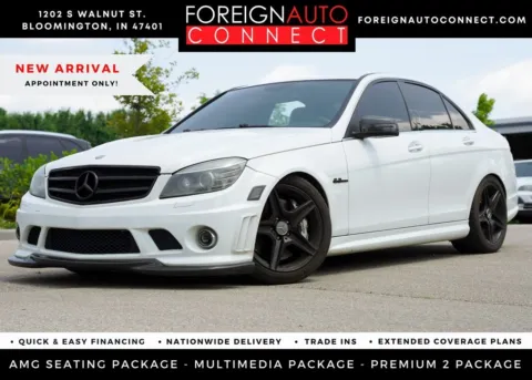White 2010 Mercedes-Benz C-Class C 63 AMG for sale in Bloomington, IN