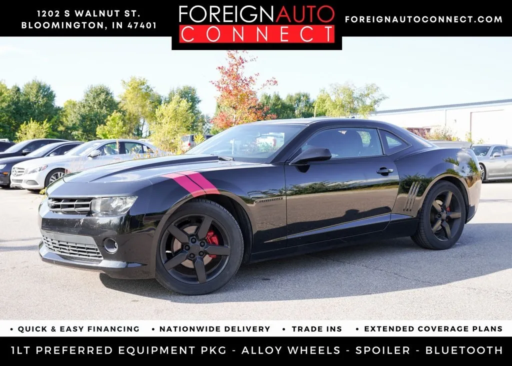Black 2015 Chevrolet Camaro 1LT for sale in Bloomington, IN