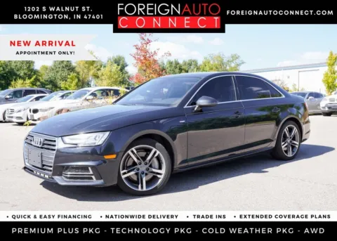 Blue 2017 Audi A4 2.0T Premium Plus for sale in Bloomington, IN