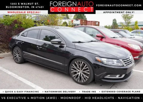 Black 2015 Volkswagen CC 3.6L V6 Executive for sale in Bloomington, IN
