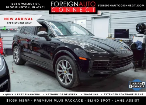 Black 2021 Porsche Cayenne E-Hybrid for sale in Bloomington, IN