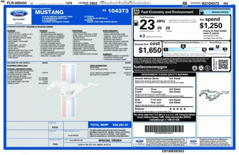 Photos of 2019 Ford Mustang EcoBoost Premium for sale in Bloomington, IN at Foreign Auto Connect