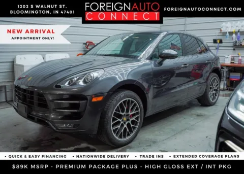 Gray 2018 Porsche Macan Turbo for sale in Bloomington, IN