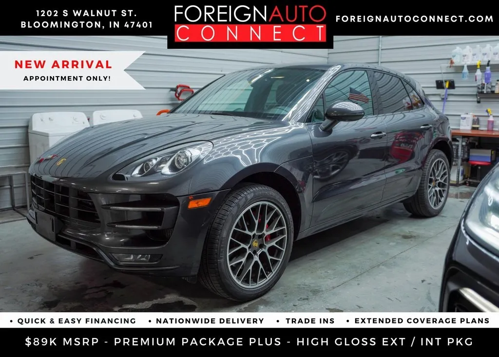 Gray 2018 Porsche Macan Turbo for sale in Bloomington, IN