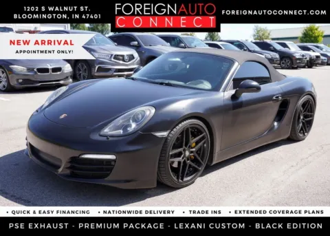 Black 2016 Porsche Boxster Black Edition for sale in Bloomington, IN
