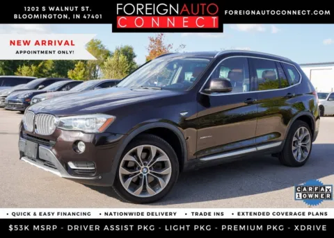 Black 2015 BMW X3 xDrive28d for sale in Bloomington, IN