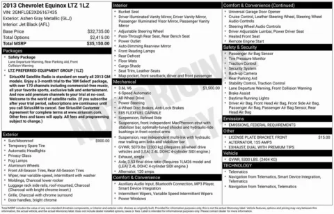 Photos of 2013 Chevrolet Equinox LTZ for sale in Bloomington, IN at Foreign Auto Connect