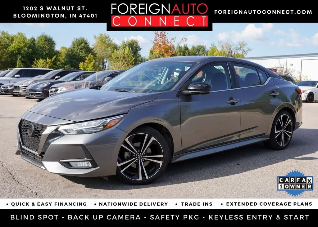 Gray 2021 Nissan Sentra SR for sale in Bloomington, IN