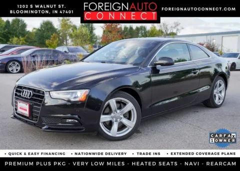 Black 2014 Audi A5 2.0T Premium Plus for sale in Bloomington, IN