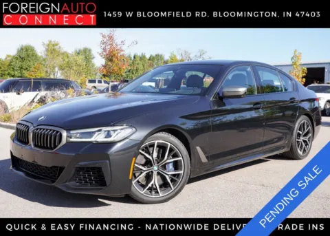 Black 2021 BMW 5 Series M550i xDrive for sale in Bloomington, IN