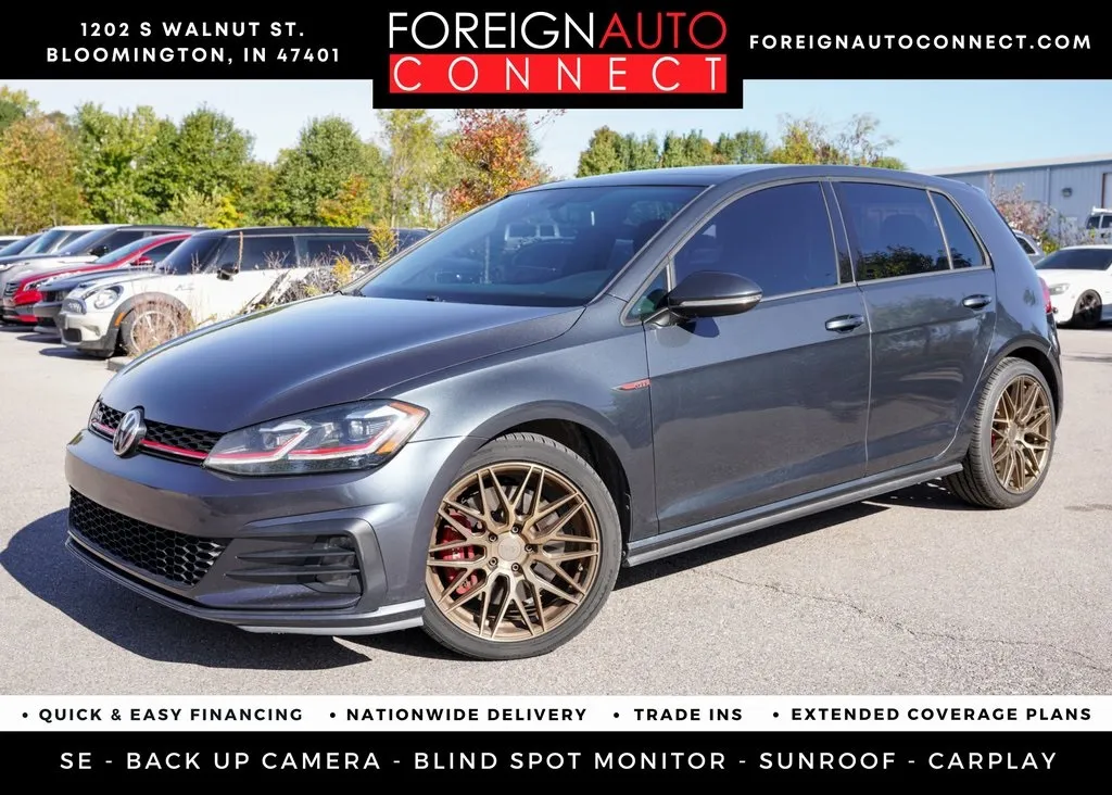 Black 2020 Volkswagen Golf GTI 2.0T SE for sale in Bloomington, IN