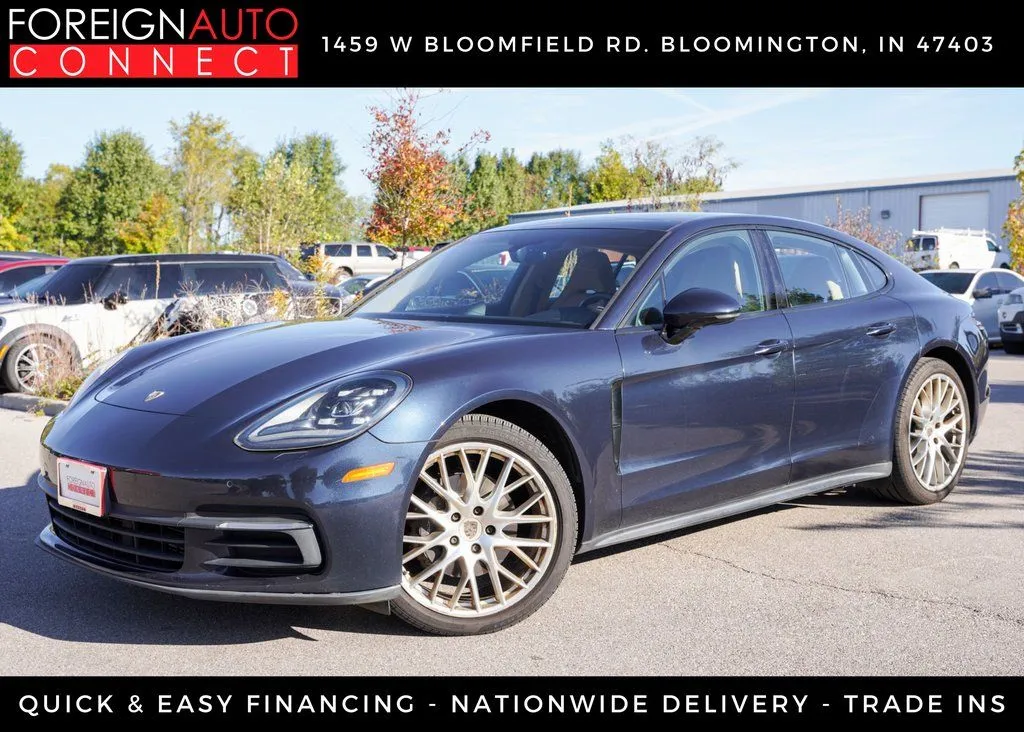 Gray 2018 Porsche Panamera 4 for sale in Bloomington, IN