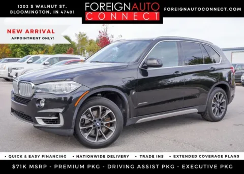 Black 2018 BMW X5 xDrive40e for sale in Bloomington, IN