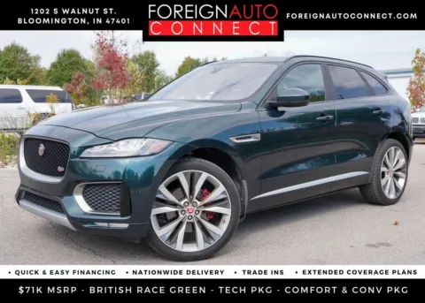 Green 2017 Jaguar F-PACE S for sale in Bloomington, IN