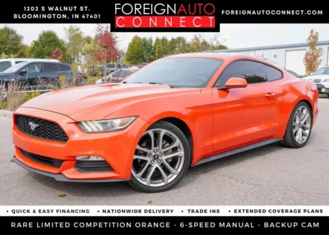 Orange 2016 Ford Mustang V6 for sale in Bloomington, IN