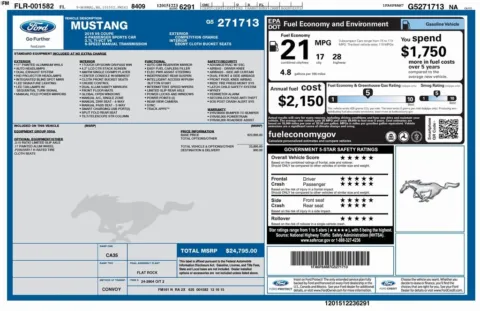 Photos of 2016 Ford Mustang V6 for sale in Bloomington, IN at Foreign Auto Connect