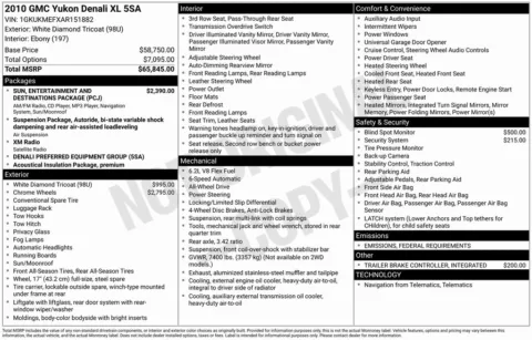 Another view of 2010 GMC Yukon XL Denali for sale in Bloomington, IN at Foreign Auto Connect