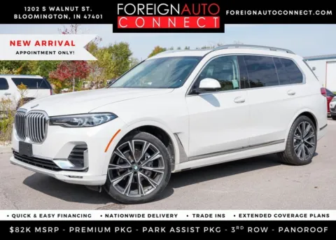 White 2020 BMW X7 xDrive40i for sale in Bloomington, IN