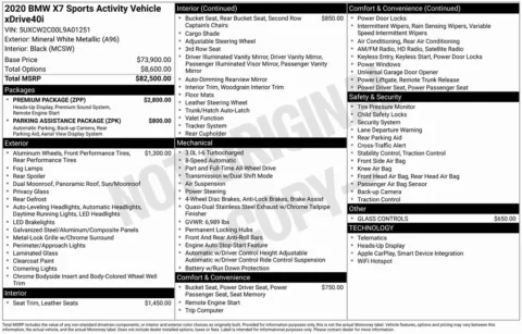 Photos of 2020 BMW X7 xDrive40i for sale in Bloomington, IN at Foreign Auto Connect