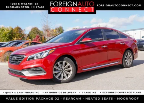 Red 2017 Hyundai Sonata Sport for sale in Bloomington, IN