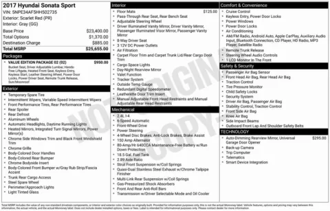 Photos of 2017 Hyundai Sonata Sport for sale in Bloomington, IN at Foreign Auto Connect