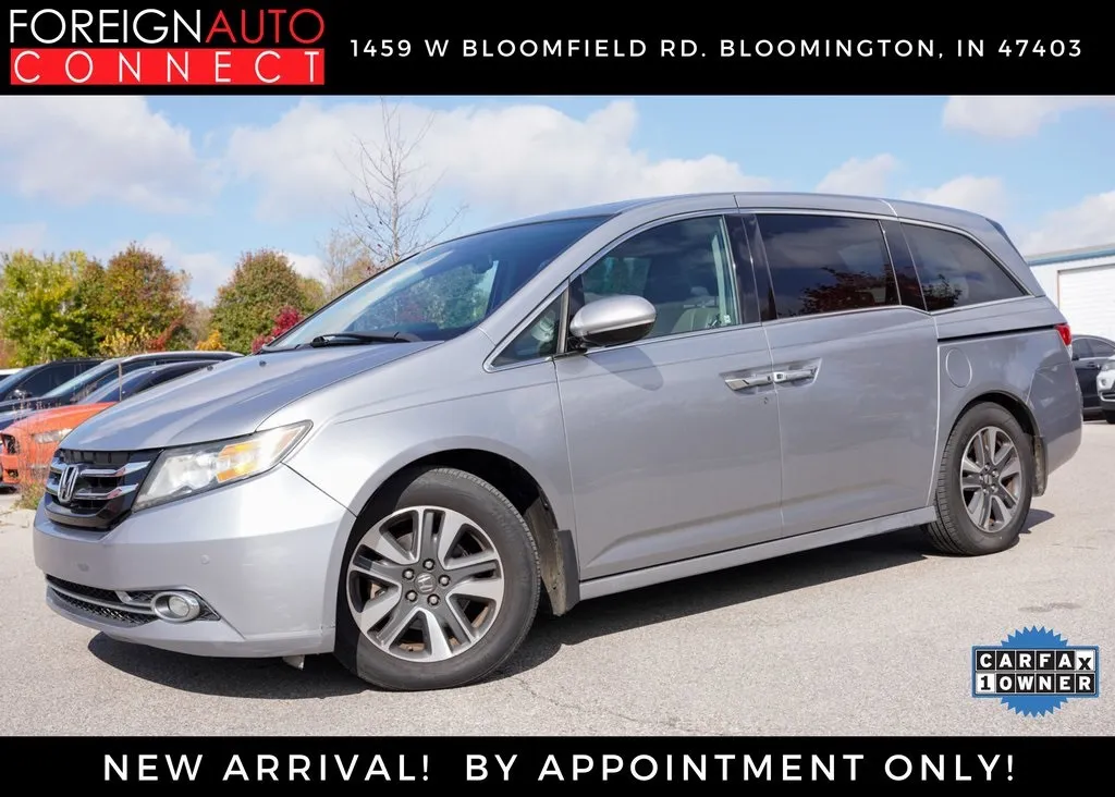 Silver 2016 Honda Odyssey Touring Elite for sale in Bloomington, IN