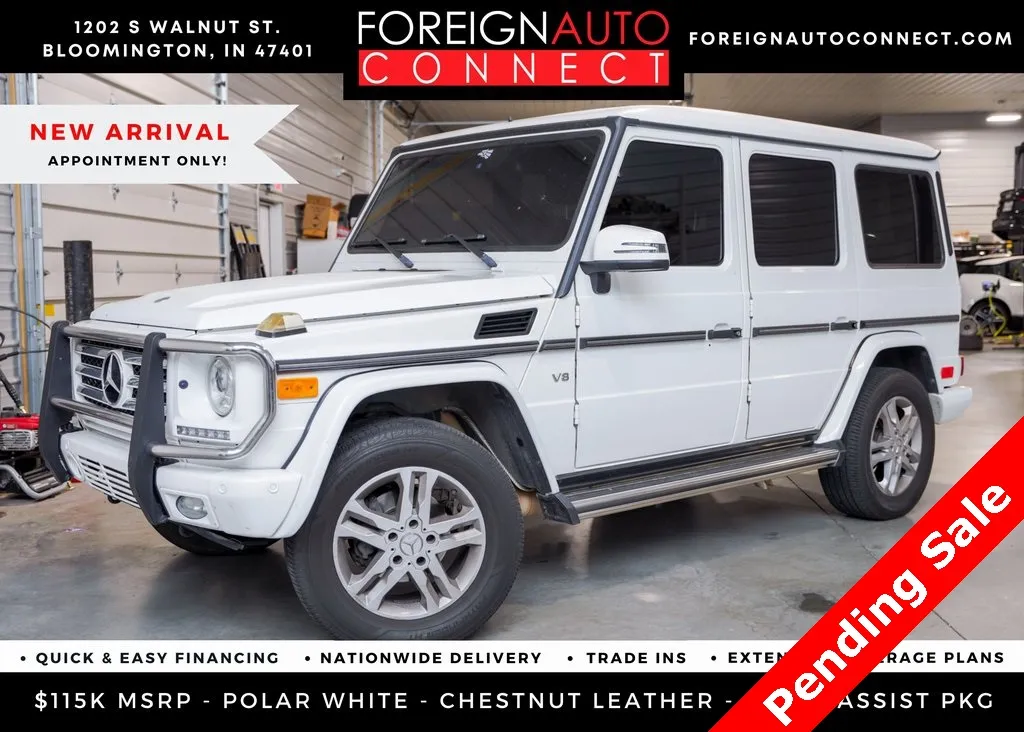 White 2014 Mercedes-Benz G-Class G 550 for sale in Bloomington, IN