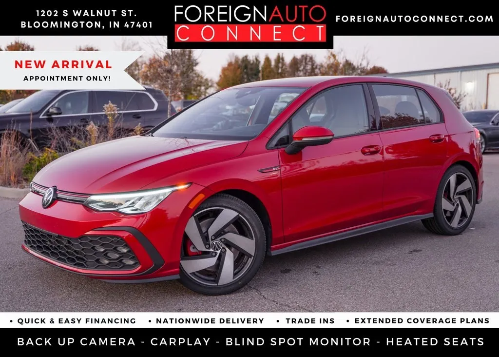 Red 2022 Volkswagen Golf GTI 2.0T S for sale in Bloomington, IN