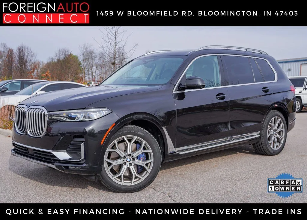 Black 2019 BMW X7 xDrive50i for sale in Bloomington, IN