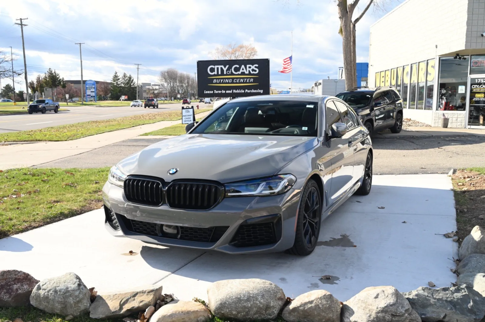 Gray 2021 BMW M550i xDrive for sale in Troy, MI