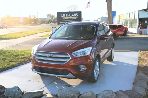 Red 2019 Ford Escape Titanium for sale in Troy, MI