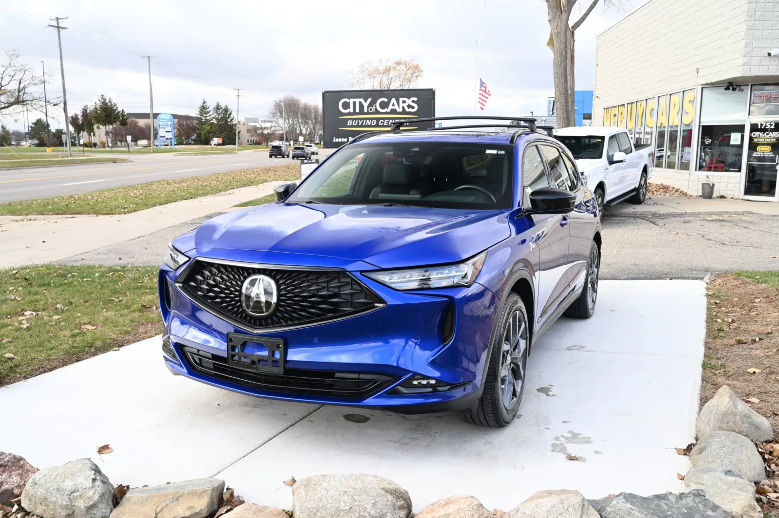 Blue 2023 Acura MDX A-SPEC for sale in Troy, MI