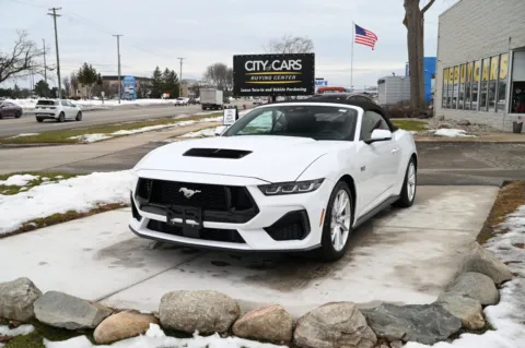 White 2024 Ford Mustang GT Premium for sale in Troy, MI