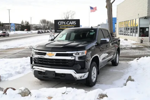 Black 2023 Chevrolet Silverado 1500 4WD Crew Cab Standard Bed LT for sale in Troy, MI