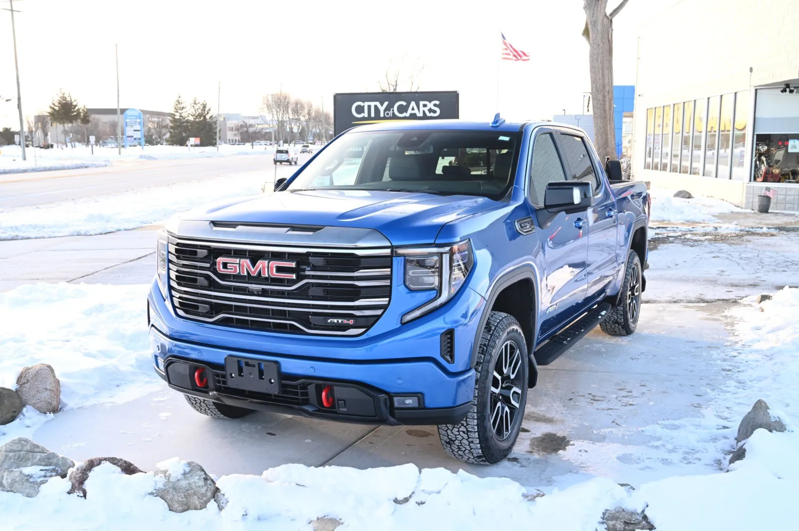 Blue 2022 GMC Sierra 1500 AT4 for sale in Troy, MI