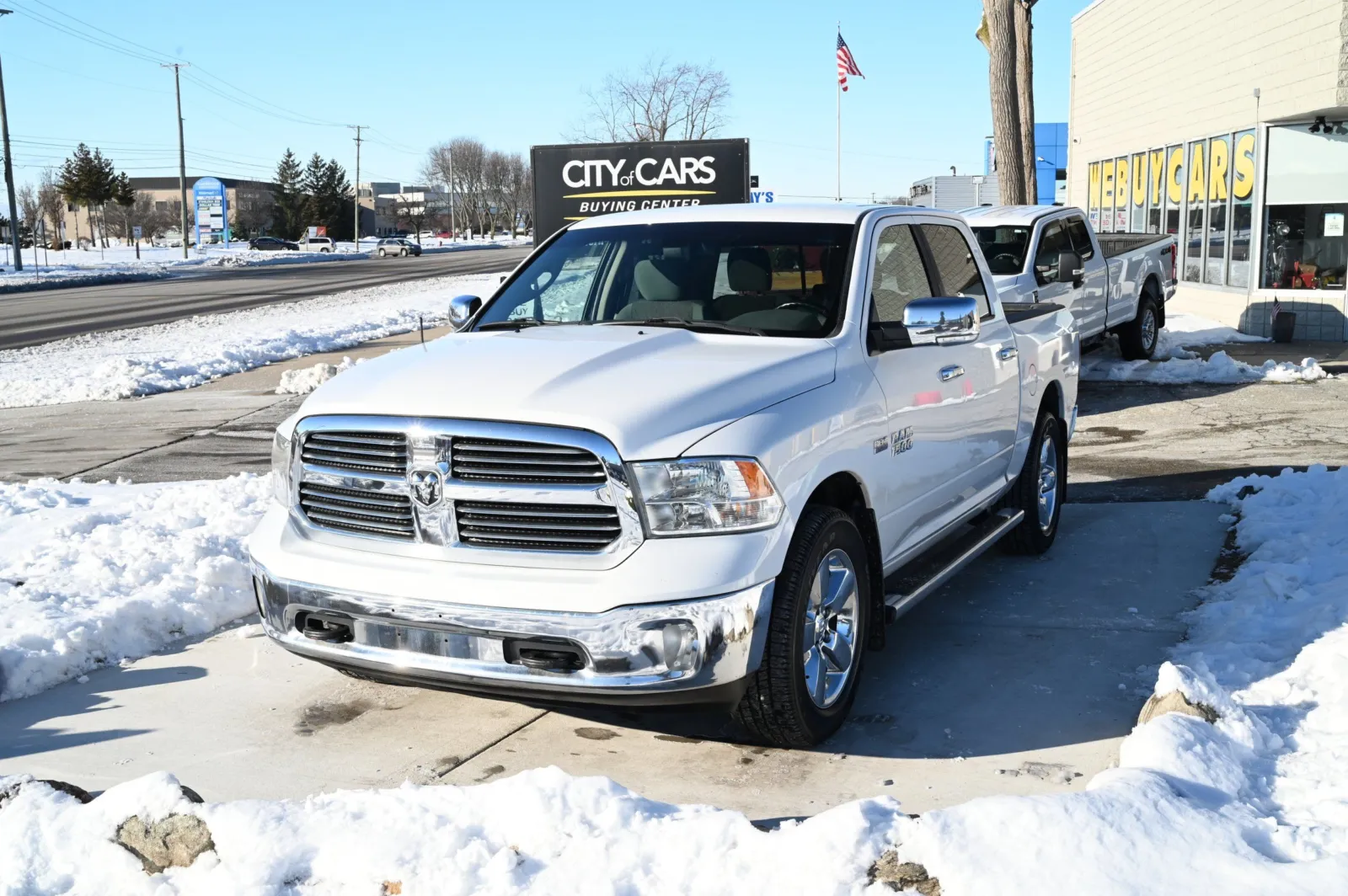 White 2016 Ram 1500 SLT for sale in Troy, MI