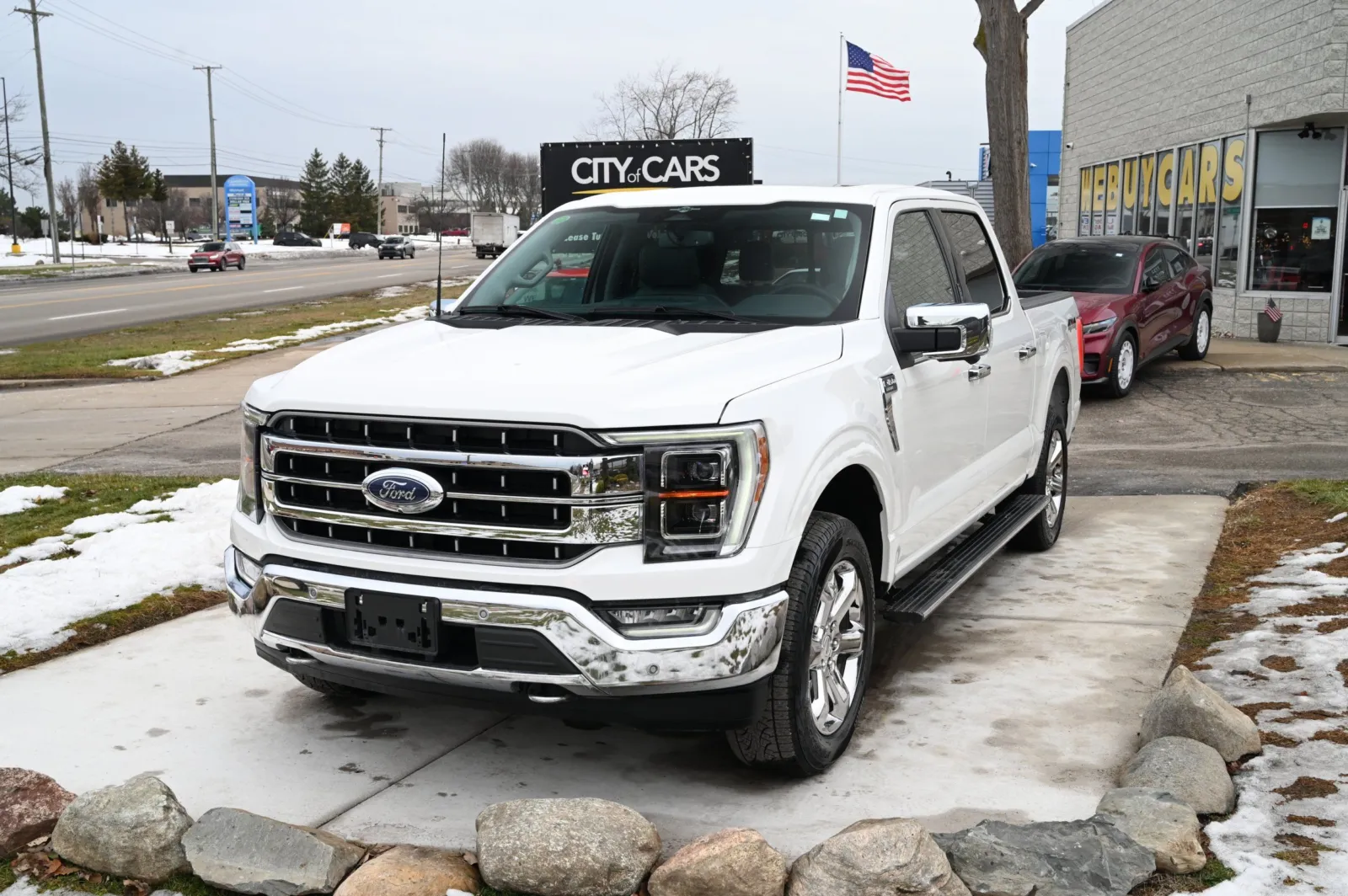 White 2023 Ford F-150 LARIAT for sale in Troy, MI
