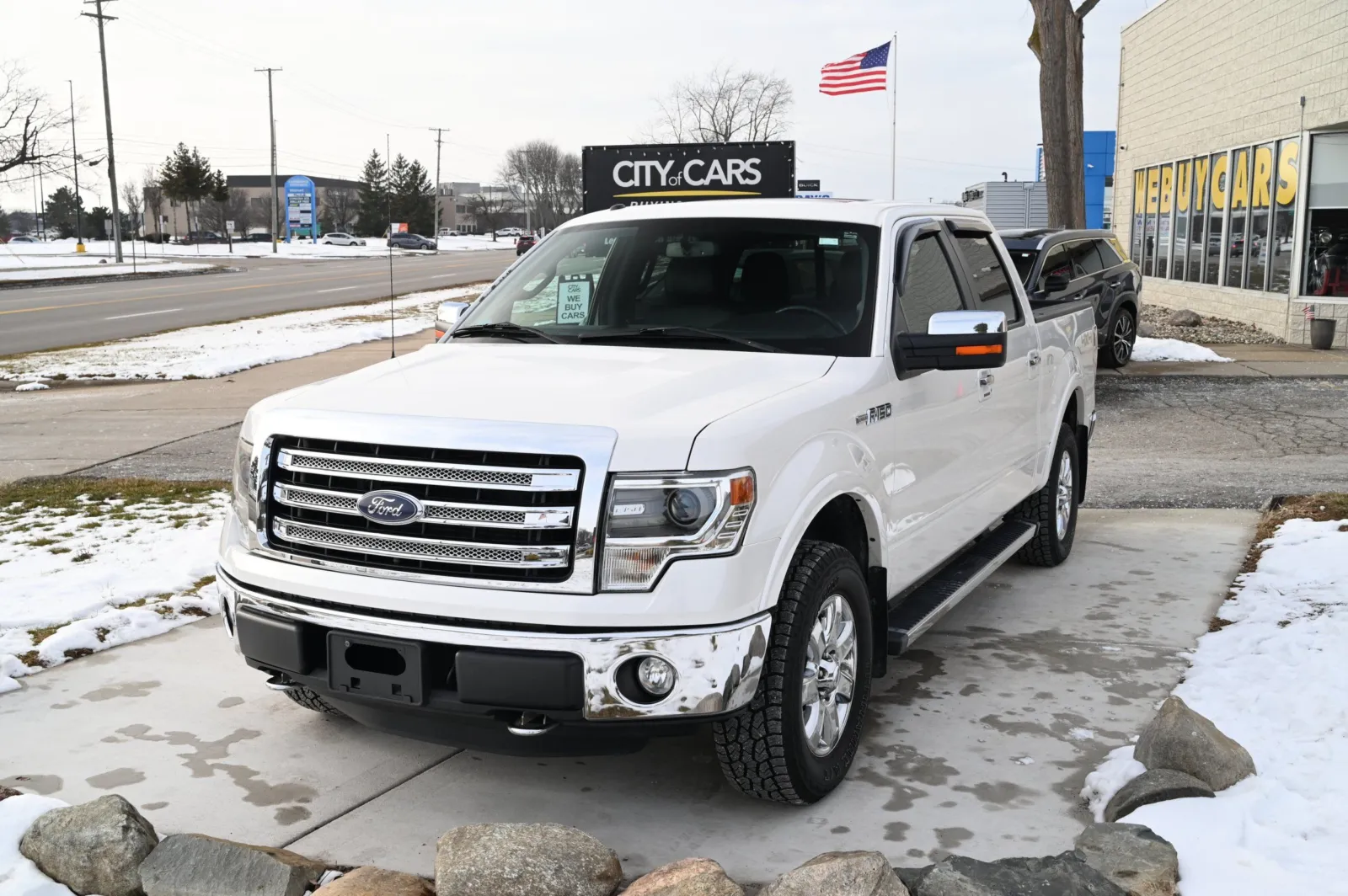 White 2014 Ford F-150 LARIAT for sale in Troy, MI