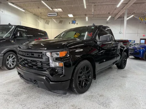 Black 2025 Chevrolet Silverado 1500 4WD Regular Cab Standard Bed WT for sale in Troy, MI