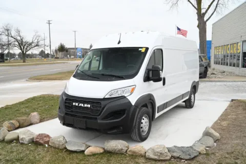 White 2023 Ram ProMaster 2500 Cargo Van High Roof 159" WB for sale in Troy, MI