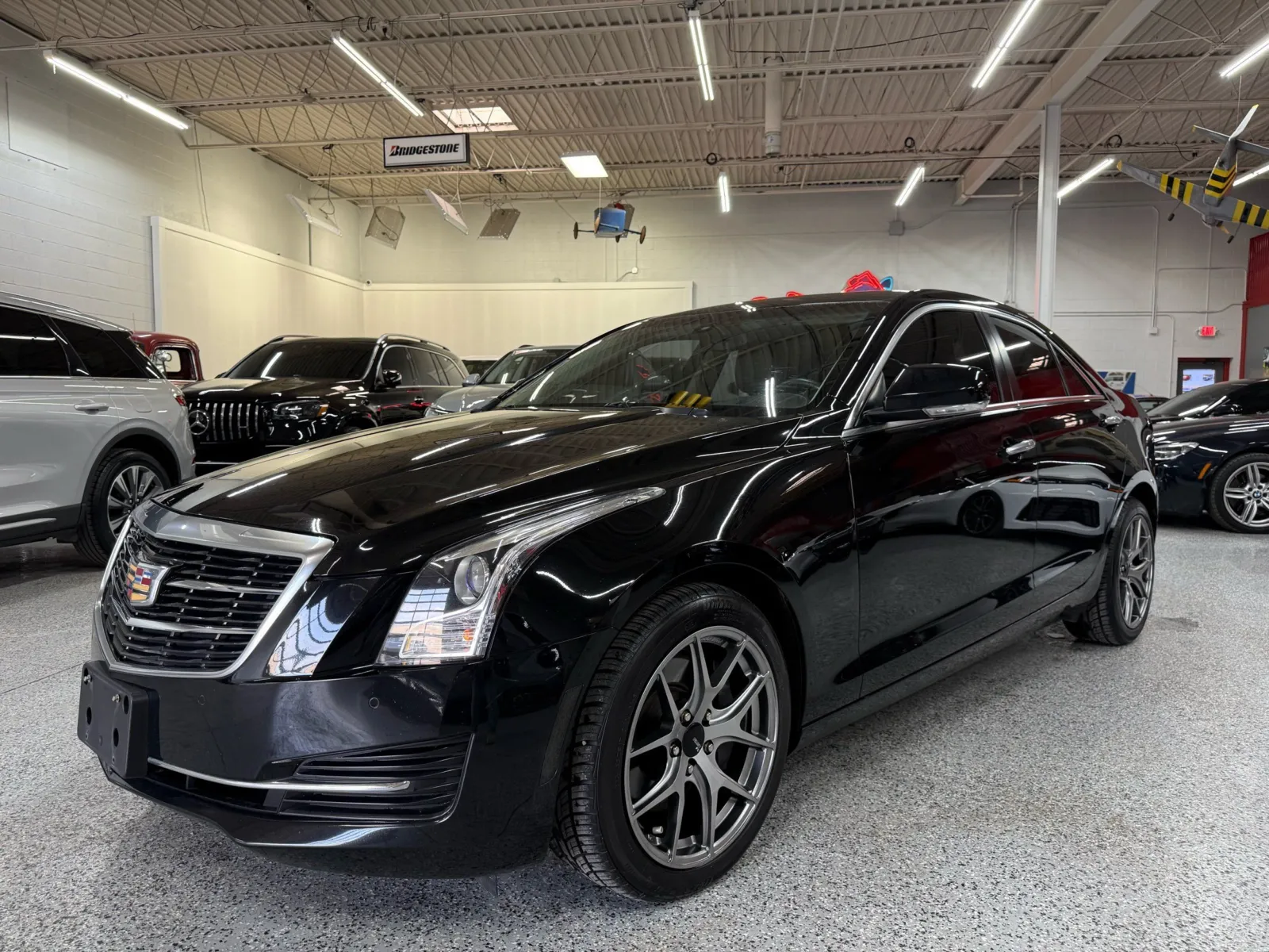 Black 2018 Cadillac ATS Turbo Luxury for sale in Troy, MI