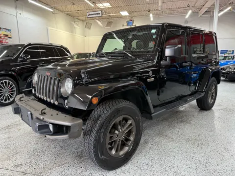 Black 2017 Jeep Wrangler Unlimited Sahara for sale in Troy, MI