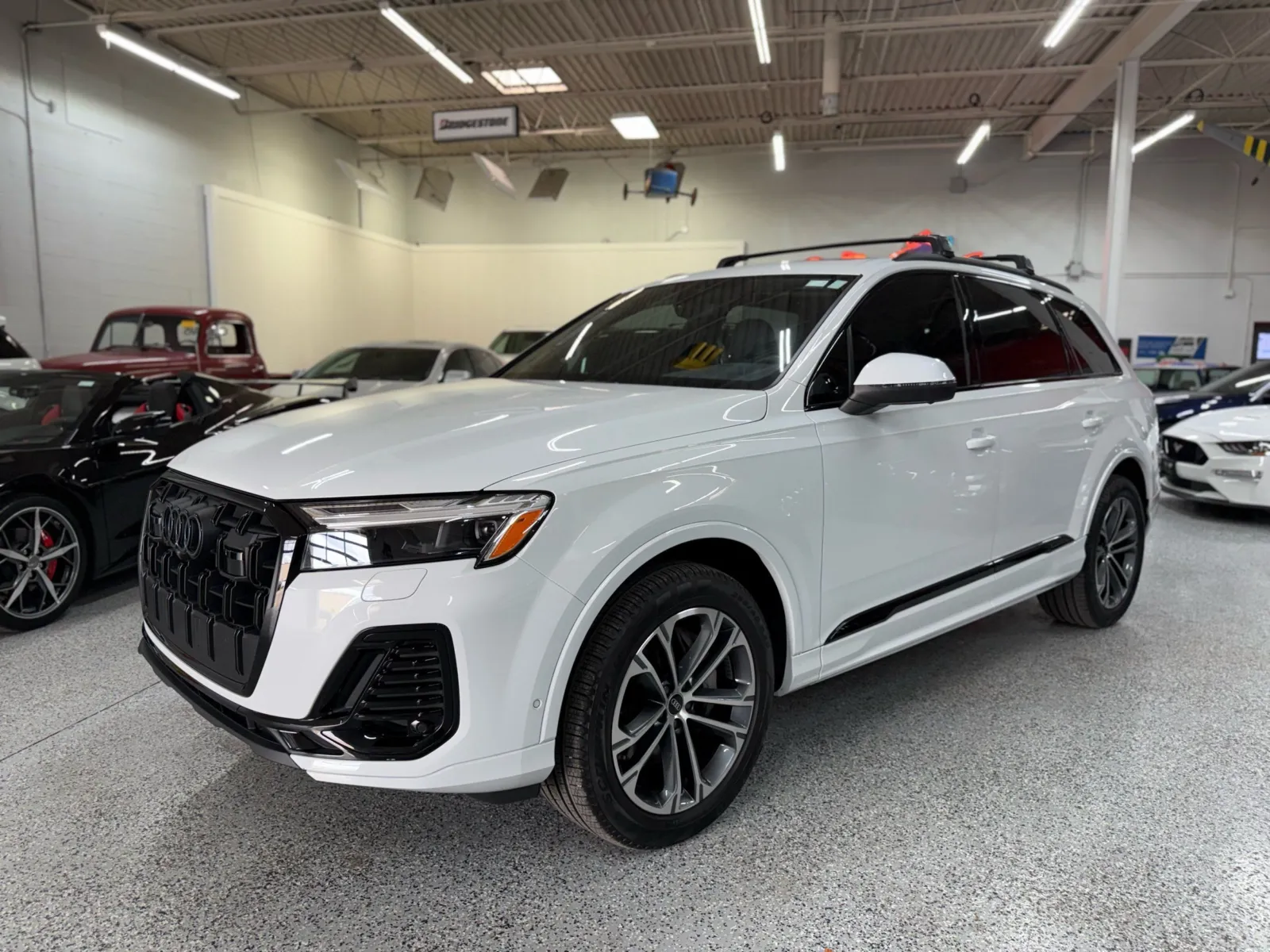 White 2025 Audi Q7 Premium Plus 45 TFSI quattro Tiptronic for sale in Troy, MI