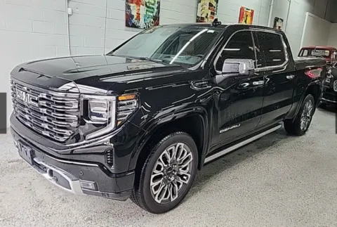 Black 2025 GMC Sierra 1500 Crew Cab, Short Bed, Denali Ultimate, 4WD for sale in Troy, MI