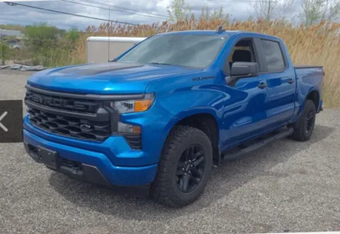 Blue 2024 Chevrolet Silverado 1500 Custom for sale in Troy, MI