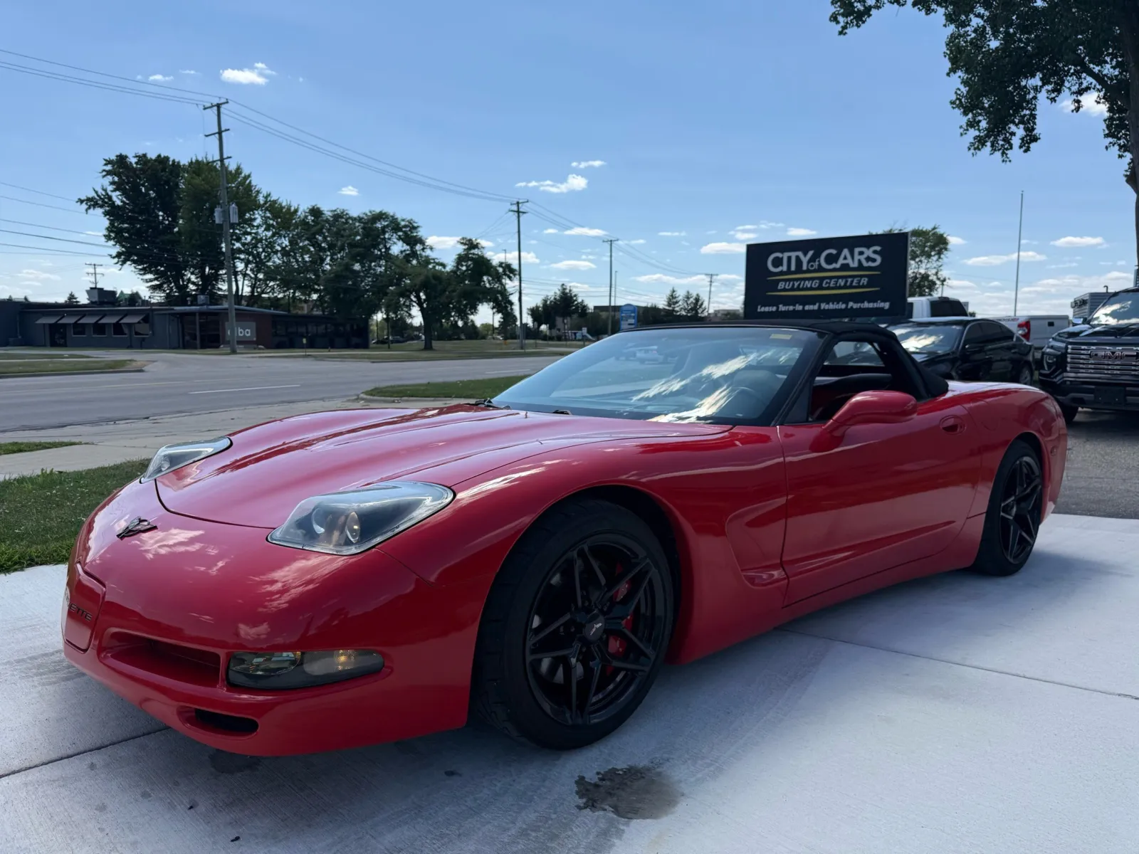 Red 2002 Chevrolet Corvette for sale in Troy, MI