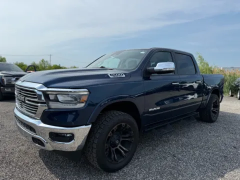 Blue 2021 Ram 1500 Laramie Crew Cab 4x4 5'7" Box for sale in Troy, MI