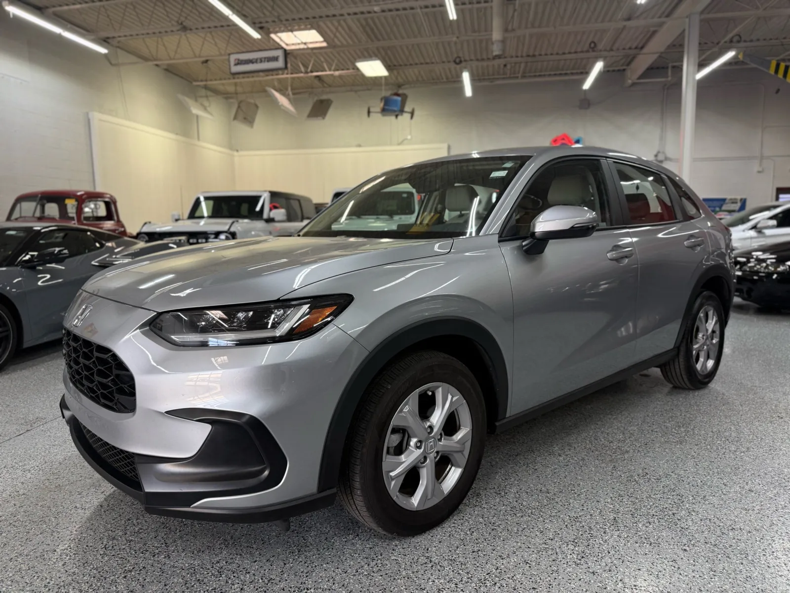 Silver 2024 Honda HR-V AWD LX for sale in Troy, MI